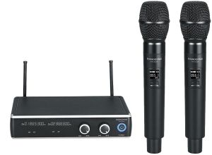 SVM WDH1 dual handheld wireless microphone