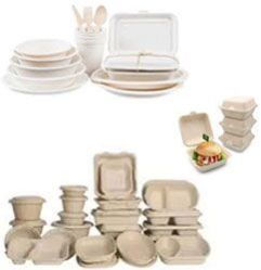 Bagasse plates