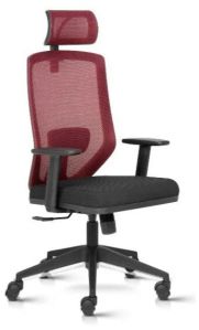 Euro High Back Mesh Ergonomic Task Chair with Adjustable Arms