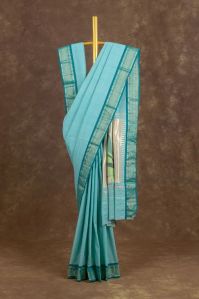 Women Sea Green Paithani Cotton Saree