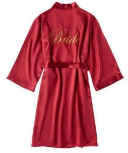 Bride Satin Robe