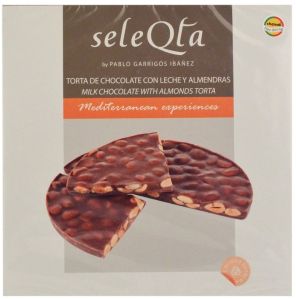 Seleqta Turron Milk Chocolate Torta With Almonds 200g