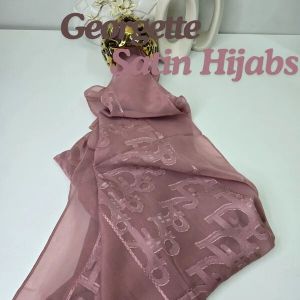 Georgette Satin Hijabs Print Fabric