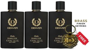 3 Caliber Perfume 100ml + Limited Edition Brass Keyring