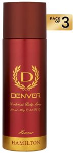 Denver Honour Deodorants 200ml Pack of 3