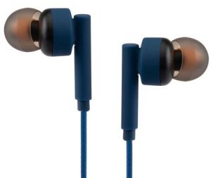 Lapcare WOOBUDS VI Wired Earbuds With Inbuilt MIC- Blue LBD-606