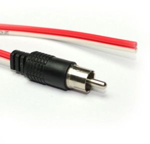 RCA Male Plug Connector with Cable