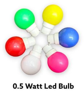 Multicolour 0.5 Watt LED Bulb