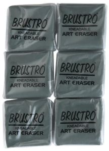 kneadable pack of 6 students adults art eraser