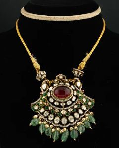 Margaret Victorian Silver CZ Pendant