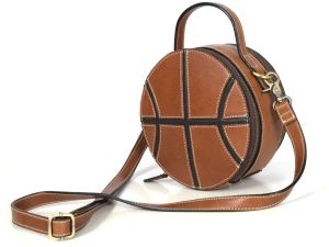 Leather Round Crossbody Bag LB-520