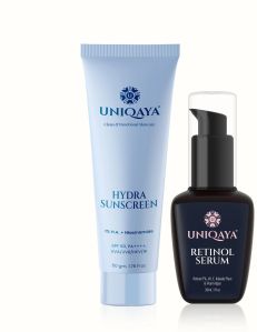 HYDRA SUNSCREEN & 1% ENCAPSULATED RETINOL SERUM SKIN CARE COMBO PACK