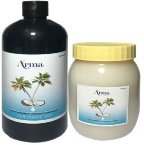 Arma Herbals Sun Dried Wood Pressded Coconut Oil