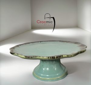 ceramic cake platter