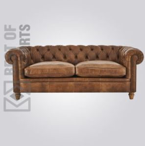 Oxford Restaurant Leather Sofa