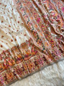 Pure Rajwadi Pashmina Silk Saree