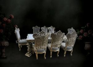 German Silver Dining Table