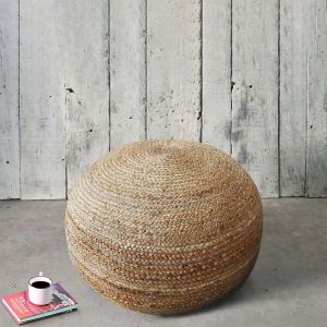 Hand Made Jute Pouf