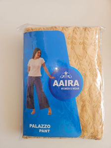 Aaira Beige Rayon Palazzo Pant