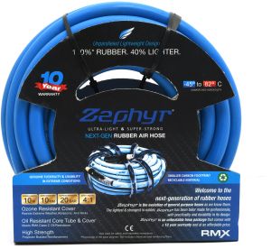 Zephyr Rubber Air Hose 10mm X 30m without Fittings (ZA1030WF)