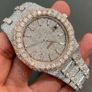 Fully Iced Out Tester Pass VVS Moissanite Diamond Watch