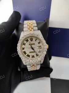 Luxury High Quality Yellow And White Moissanite Diamond