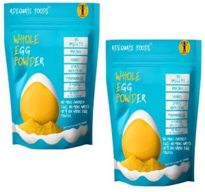 Pack of 2 500 gm Adequate Foods Whole Egg Powder