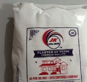 Plaster of Paris pouches for construction