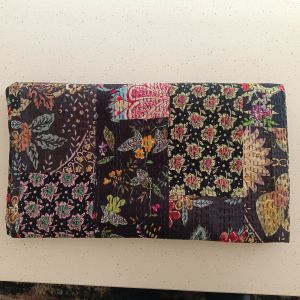 Cotton Embroidered kantha bedspread