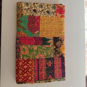 Cotton Embroidered kantha bedspread