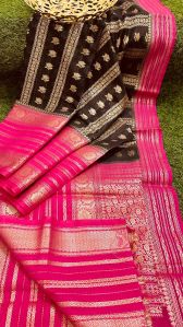 Banarsi Semi Chiffon Silk Saree