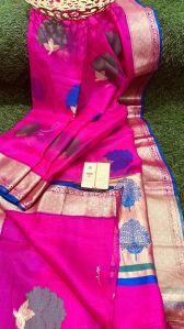 Kota Check Silk Saree