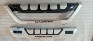 Black & Silver FRP WagonR Front Diffuser