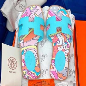 Multicolor Hermes Oran Sandals