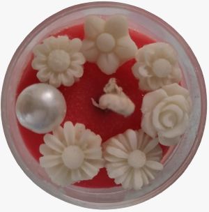 Multicolor Decorative Scented Soy Wax Christmas Candle