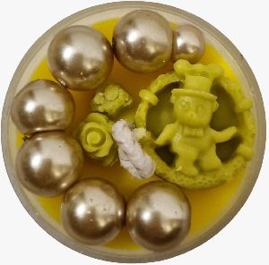 Multicolor Decorative Scented Soy Wax Christmas Candle