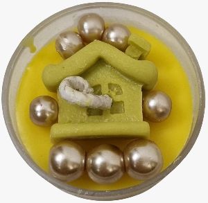 Multicolor Decorative Scented Soy Wax Christmas Candle