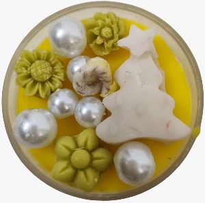 Multicolor Decorative Scented Soy Wax Christmas Candle