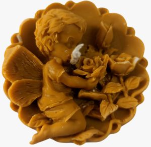 Soy Wax Round Angel Candle