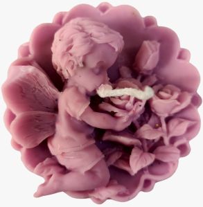 Soy Wax Round Angel Candle