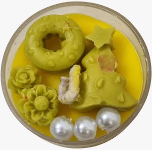 Multicolor Decorative Scented Soy Wax Christmas Candle
