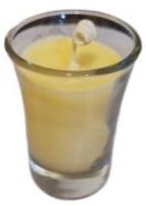 Scented Soy Wax Glass Candle