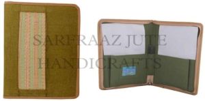 Jute File Folder