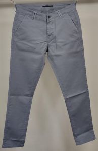 Grey Mens Cotton Jeans