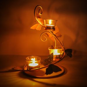 Round T Light Candle Holder