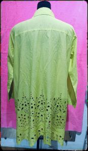 Ladies Casual Wear Shirt Style Cotton Kurti