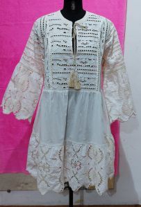 ladies cotton woven dress