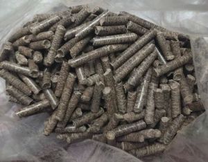 Brown 12 Mm Biomass Pellet