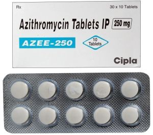 AZEE 250 Azythromycin Tablets IP 250 Mg