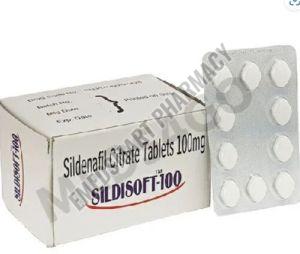 Sildisoft 100 mg Tablet